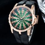 Roger Dubuis Factory ROGER DUBUIS EXCALIBUR Rose Gold Steel Case Diameter 45mm Watch